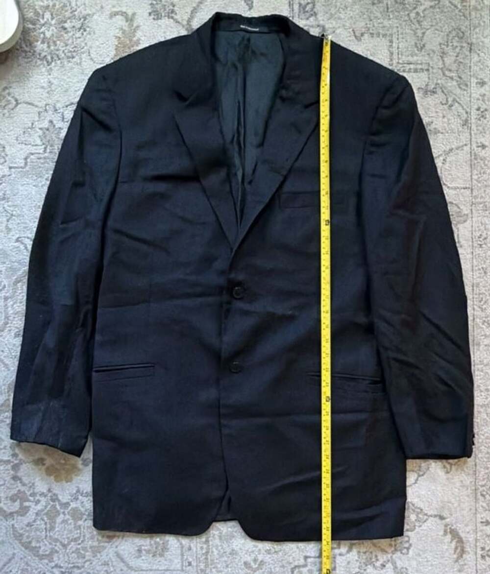 Versace Classic Blazer Jacket Black Wool